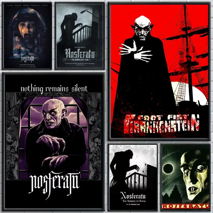 Peinture de film d'horreur classique N-Nosferatu