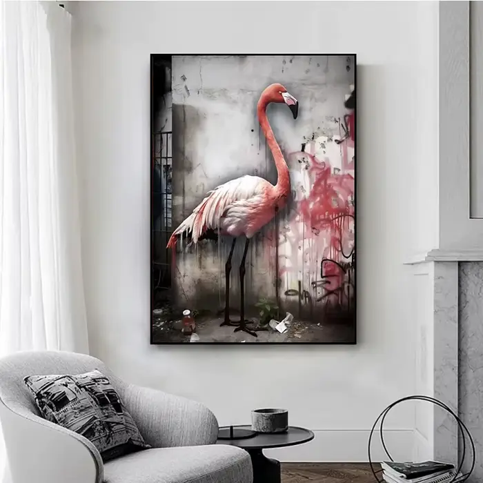 Banksy Graffiti garçon fille avec ballon sur toile affiches imprime Pop Street mur Art peinture pour salon décor à la maison Cuadros