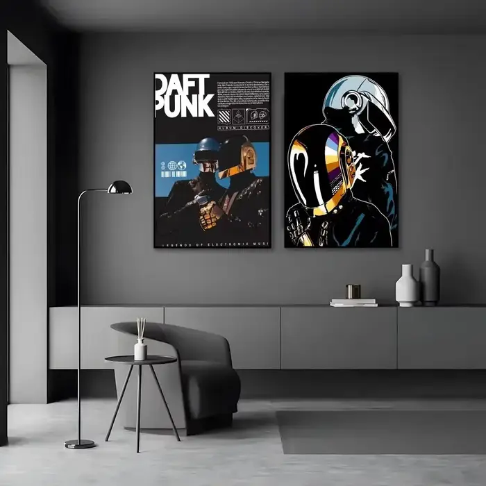 Affiche D-Daft Punk, impressions et affiches vintage de haute qualité pour la maison