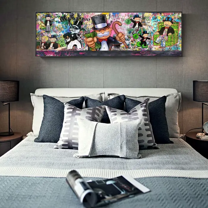 Alec monopole Graffiti mur Art affiche