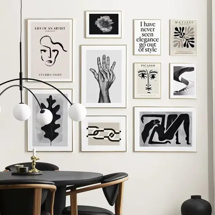 Célèbre affiche d'art mural de Picasso