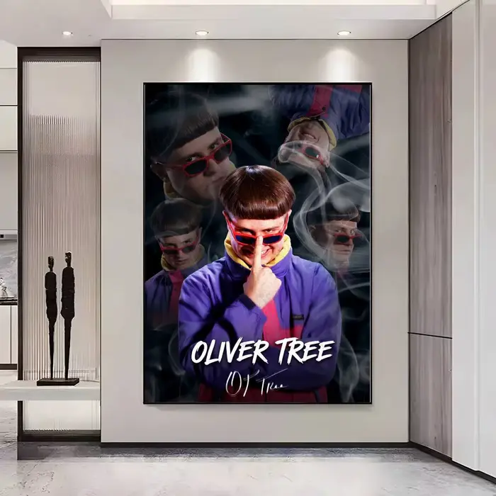 Affiche décorative élégante Singer O-Oliver Tree Ugly is Beautiful, art mural décoratif pour salon, 