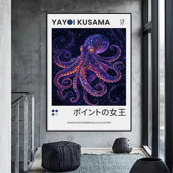 Affiche sur toile Yayoi Kusama