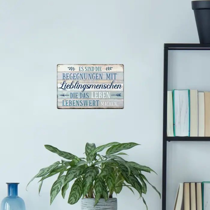 Putuo Decor-Affiche vintage en métal avec citations inspirantes, plaque d'art mural, cadeau, 7.8x11.