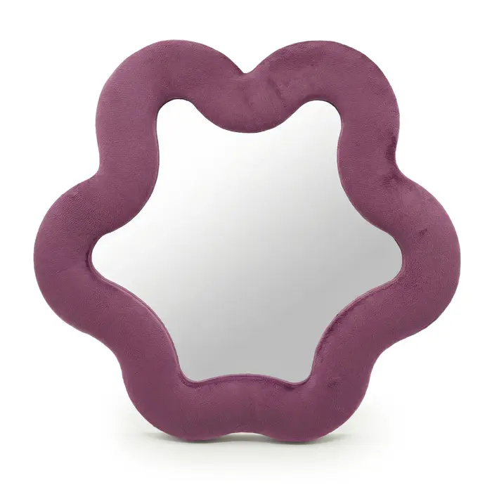 Soft Squiggly Mirror – Star – Mauve (33 x 31 x 2.3cm)