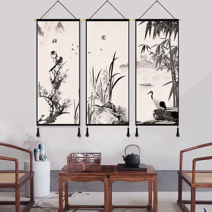 Peinture décorative de paysage chinois