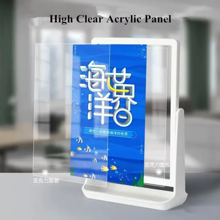A5 148x210mm Table porte-panneau en plastique support Photo cadre d'affiche bureau Restaurant Bar Menu porte-papier