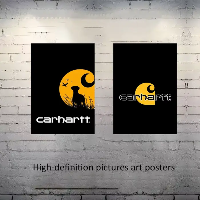 Affiche de la célèbre marque Carhartt