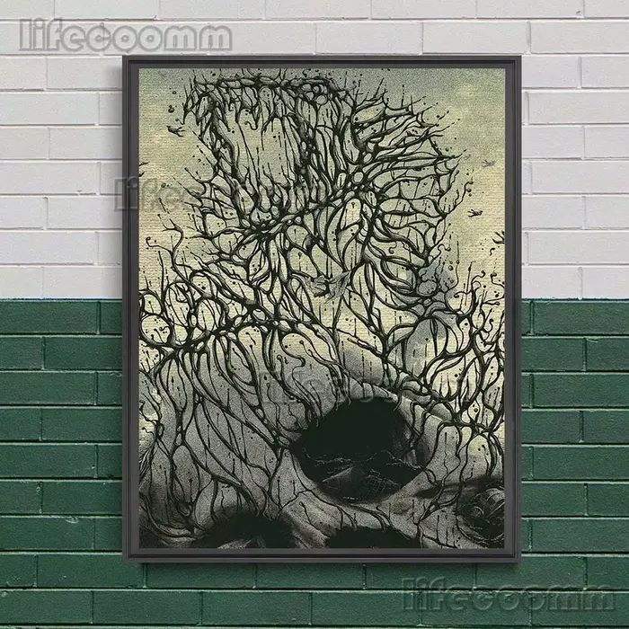 Toile d'art mural Vintage The Call Of Death, peinture Soul Reaper, affiche rétro abstraite et impres