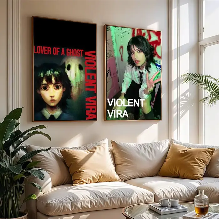 Affiche imprimée VIOLENT VIRA Music Lover of a Ghost