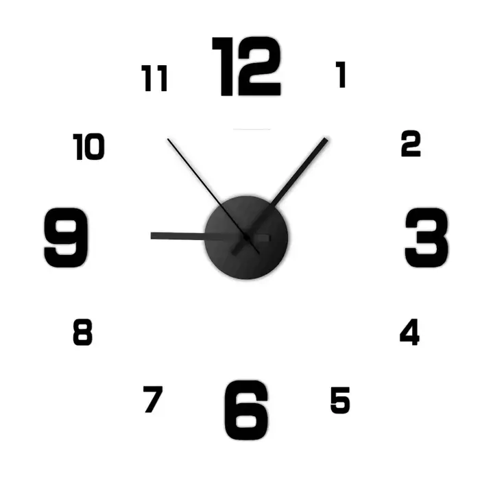 2024 horloge murale Design moderne grand 3D bricolage Quartz montre de mode acrylique miroir autocollant salon décorations pour la maison décor horloges