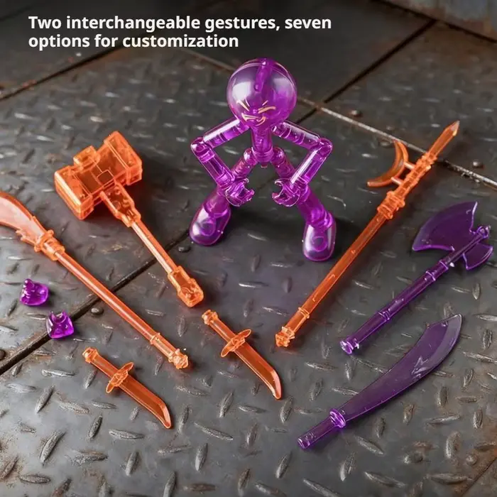 Figurine articulée 3D à poser soi-même