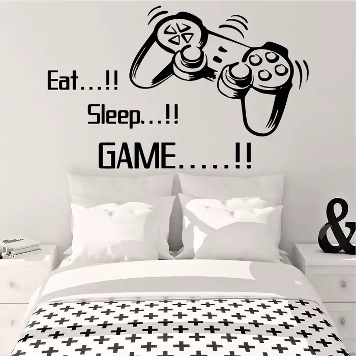 Autocollant Décoratif de Jeu de Dessin Animé