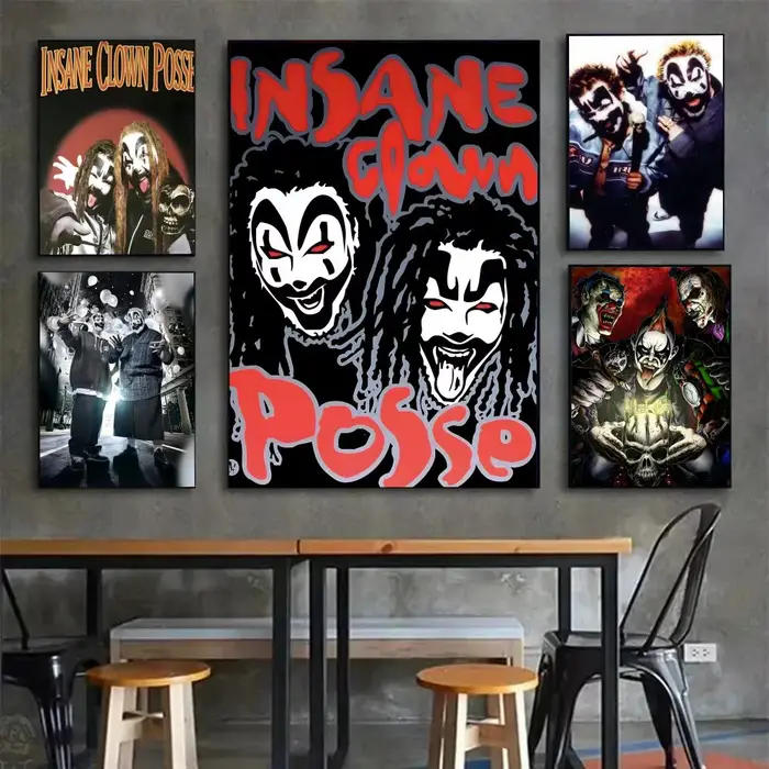 Affiche murale I-Insane C-Clown Posse Rap Metal Duo