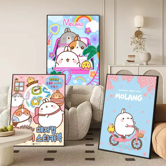 Affiche d'anime M-Molang mignonne