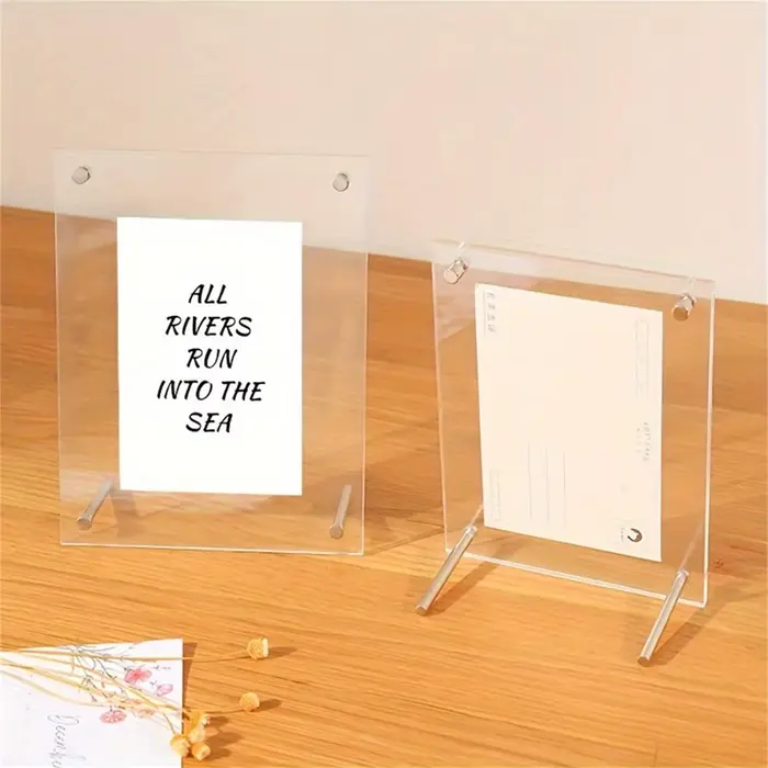 Cadre photo transparent mural