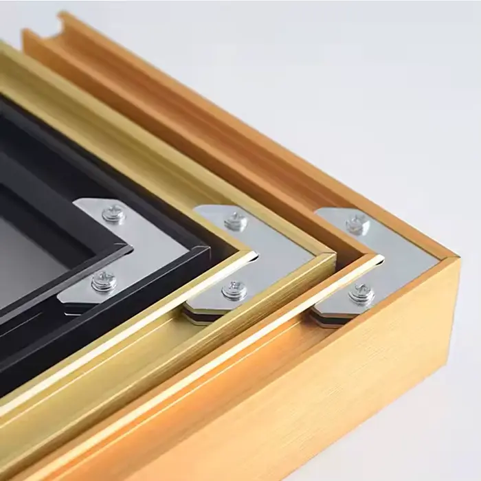 Cadre photo de taille moyenne, cadre de peinture sur toile en alliage d'aluminium bricolage, pour pe