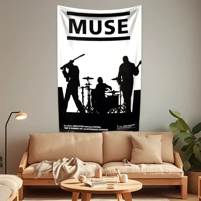 Tapisserie de groupe de rock de musique britannique