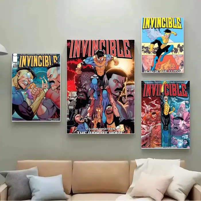 Affiche de bande dessinée I-Invincible