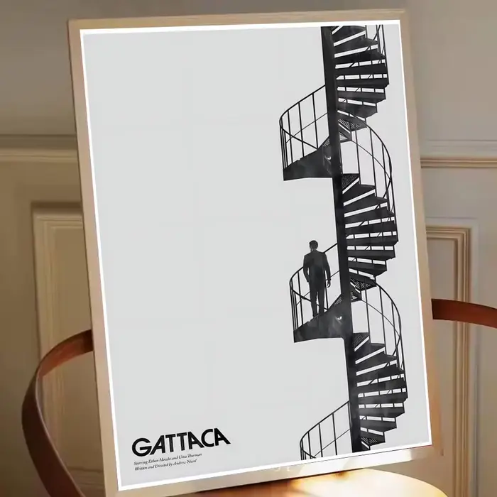 Affiche murale du film G-Gattaca, décoration esthétique de la pièce, décoration moderne de la maison