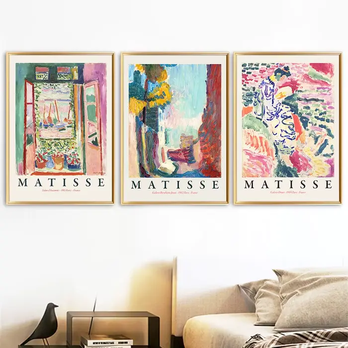 Matisse – affiches et imprimés de paysage abstrait rétro