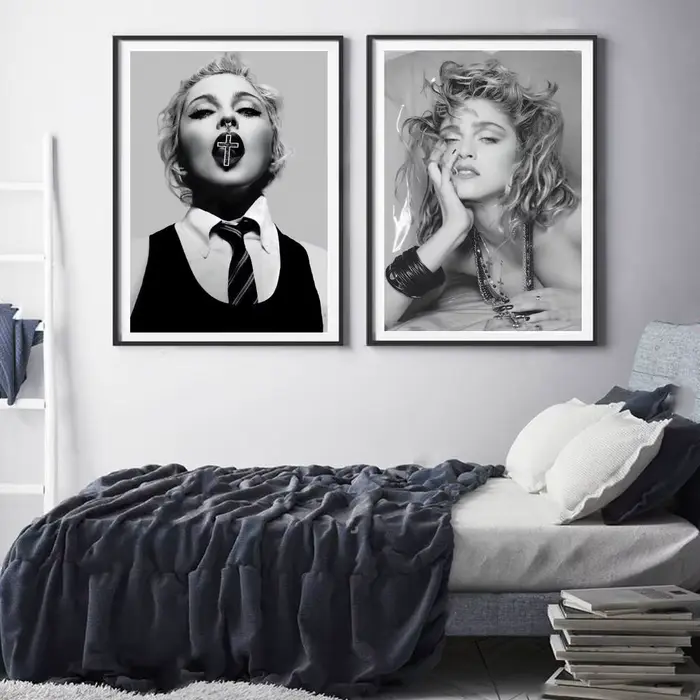Affiche M-Madonna, autocollant mural imperméable
