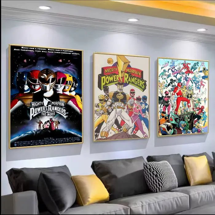 Affiche TV m-meighty Morphin Power Rangers
