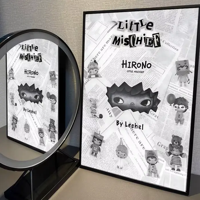 Affiche de dessin animé H-HIRONOES, affiche de qualité HD, peinture murale, décoration murale pour s