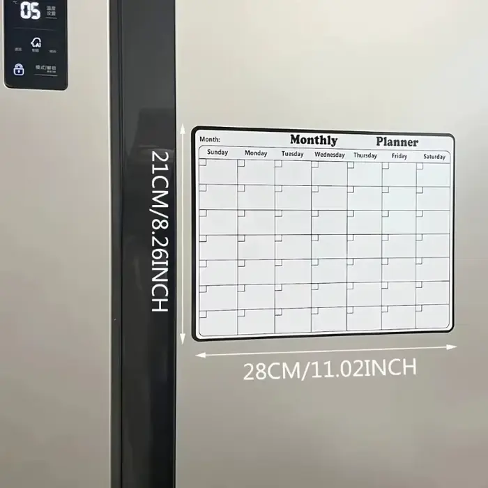  Grand tableau blanc calendrier planificateur réutilisable