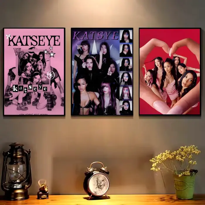 K-kATSEYE Band Poster Art Painting