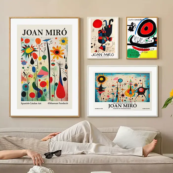 Joan Miro – affiches d'art abstrait Vintage