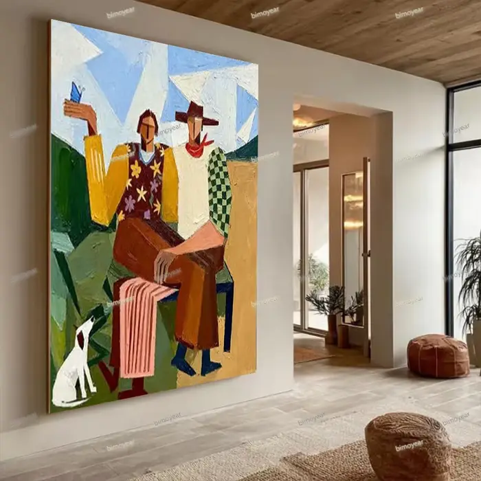 Art mural inspiré de Matisse