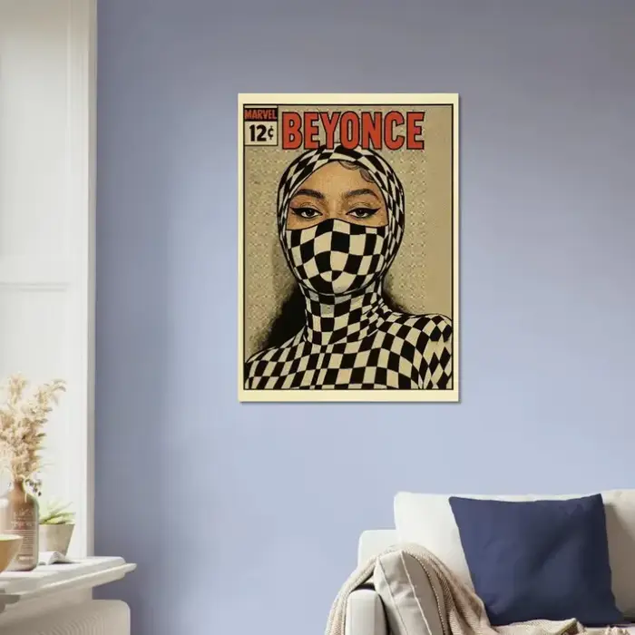 Western Pop Beyoncé Cowboy Carter bande dessinée affiche Vintage musique Cowgirl toile peinture mur Art pour Club chambre décor à la maison Fans cadeau