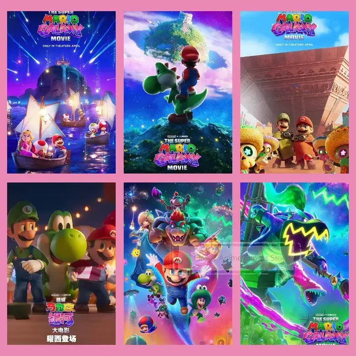 Affiche de film Super M-mario-s Galaxy
