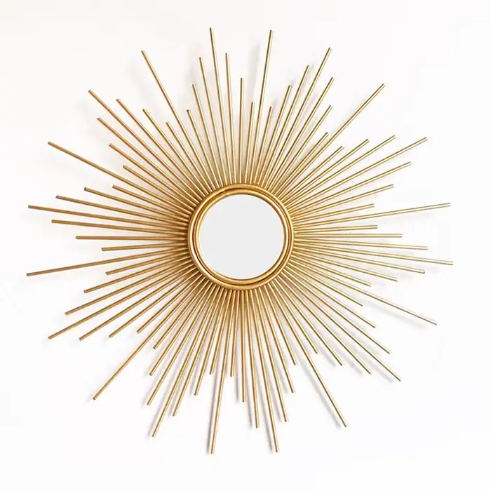 Miroir décoratif mural Sunburst magnifique