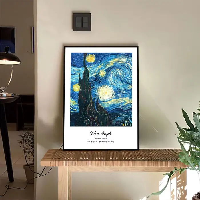 Van Gogh nuit étoilée tournesol récolte mur Art affiche célèbre Mural moderne décor à la maison toile photo impression salon décorer