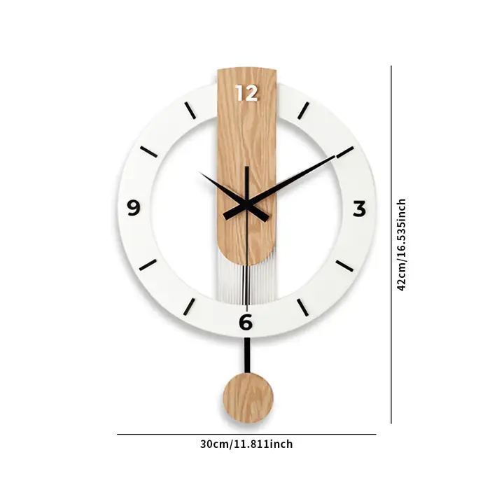 Horloge murale de luxe minimaliste, créative et légère pour le salon, horloge d'art moderne pour la