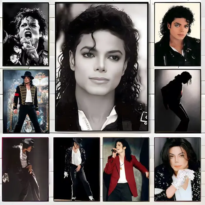 Affiche iconique du chanteur m-Michael j-Jackson