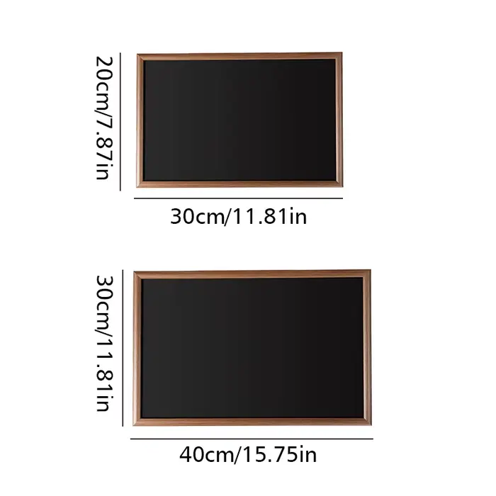 Tableau noir magnétique rectangulaire pour réfrigérateur