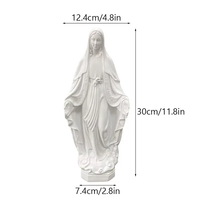 Km THEUINS-Statue de la Vierge Marie, Figurine de Dieu Mère Auckland pour l'Intérieur, Objet de Scul