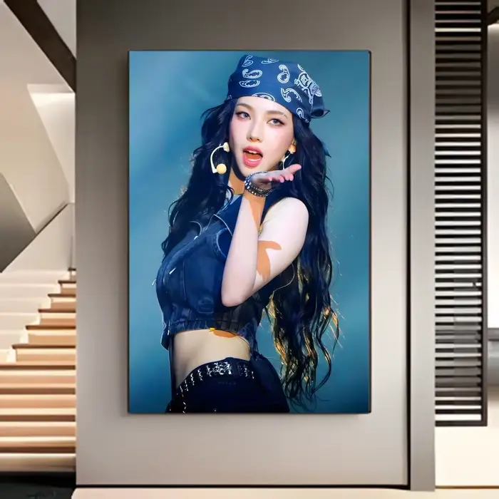 Affiche k-Karina, peinture murale de film américain