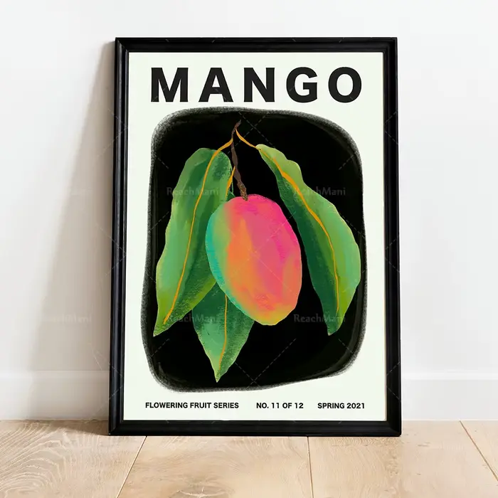 Peinture sur toile de fruits modernes