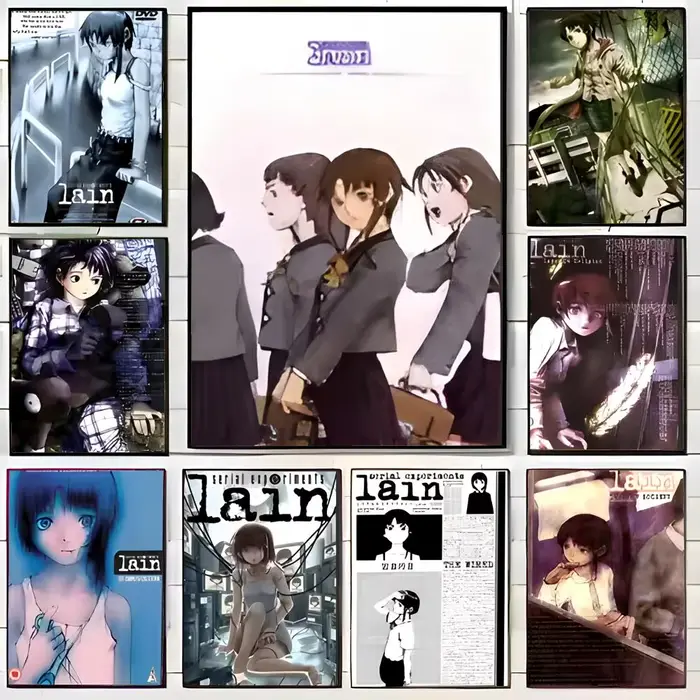 Affiche psychologique Cyberpunk de Serial Experiments Lain