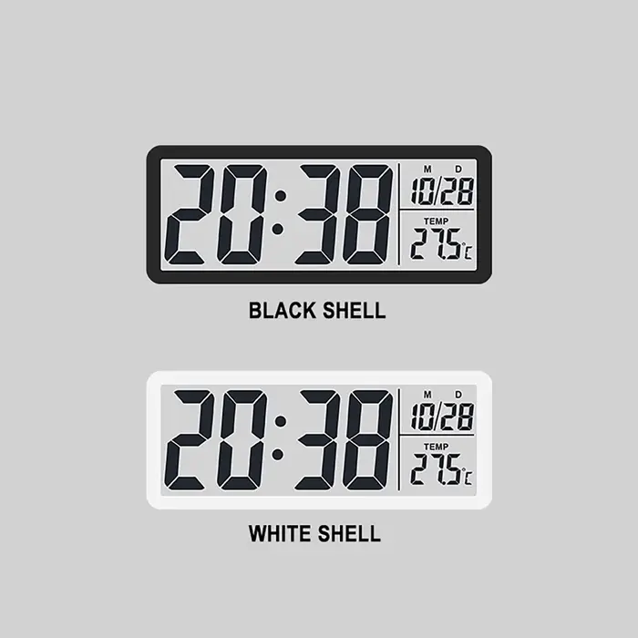 Horloge murale numérique électronique murale LCD