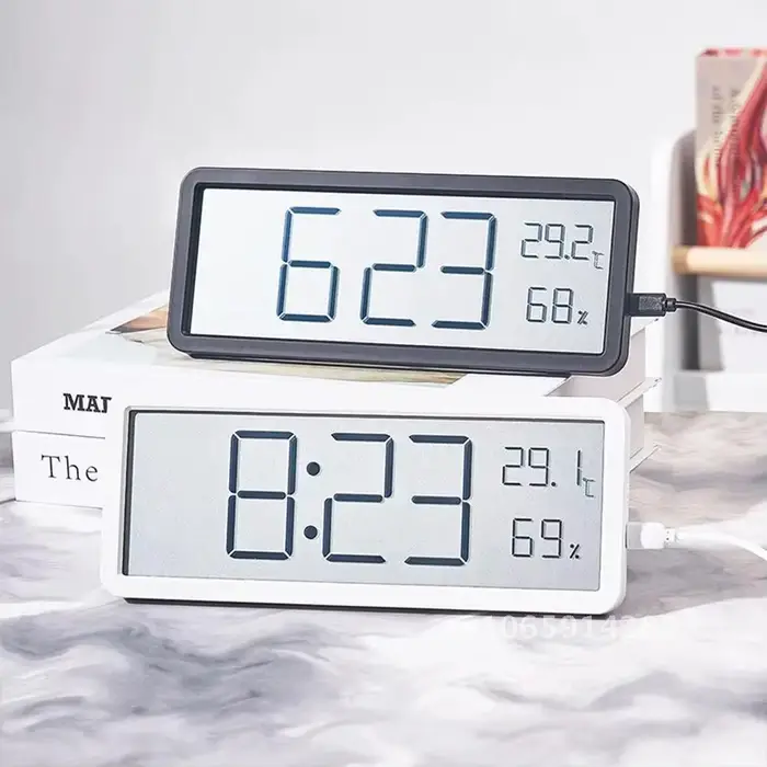 Horloge murale LED, horloges numériques simples