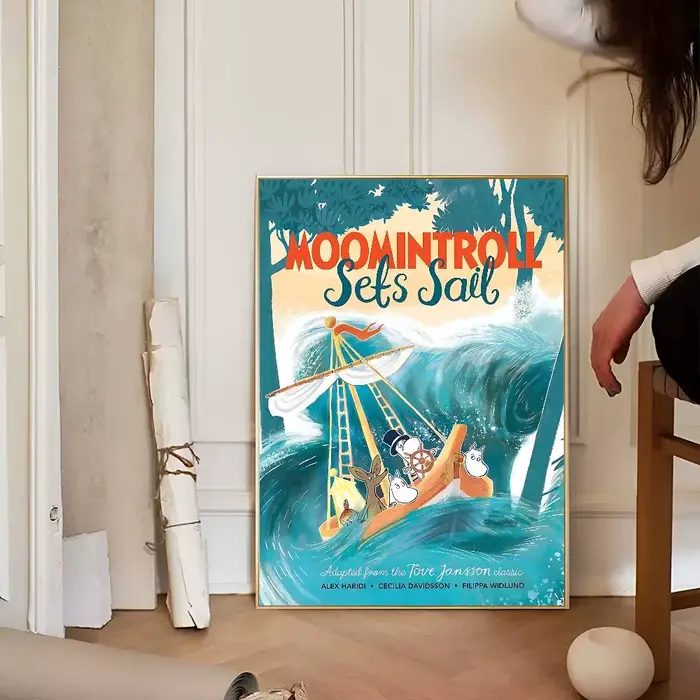 Affiches de films classiques de dessins animés M-Moomin