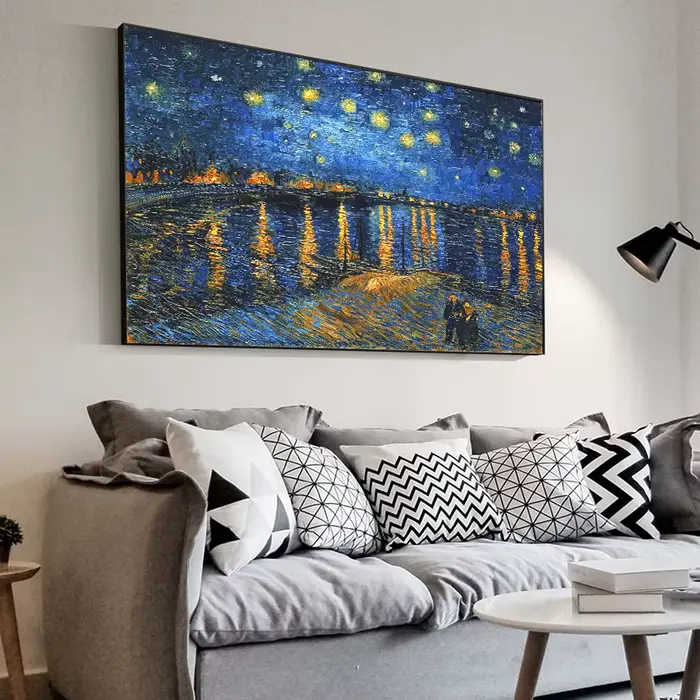 Peinture sur toile de Van Gogh Nuit étoilée