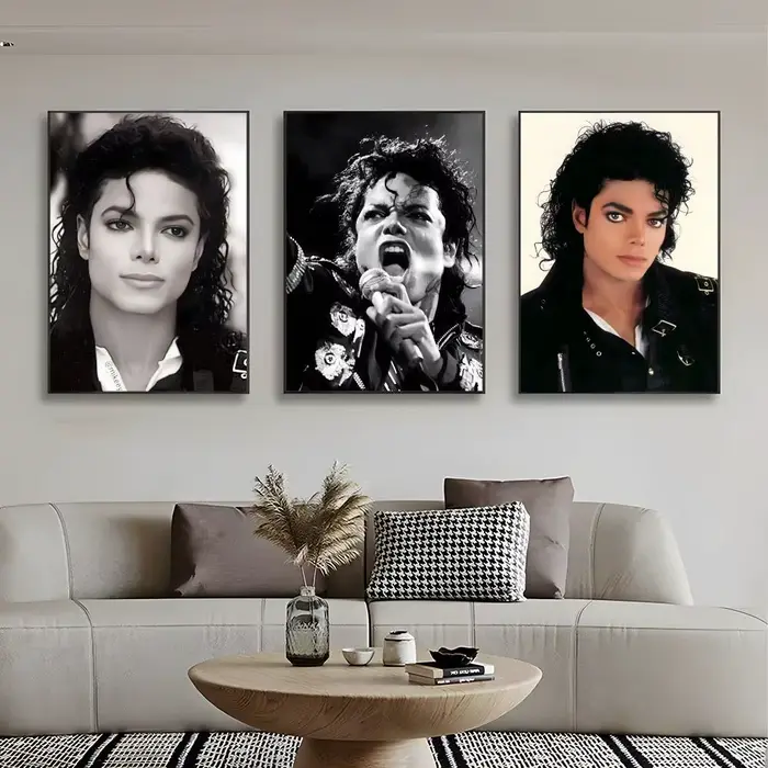 Affiche iconique du chanteur m-Michael j-Jackson