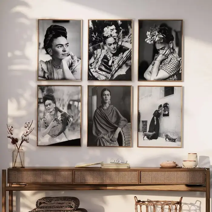Toile de Portrait de femme mexicaine Frida Carlo
