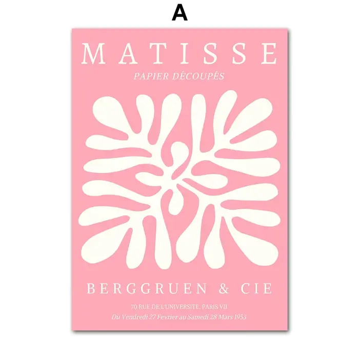 Affiches sur toile de Matisse pour décor de salon, peinture murale, galerie, impressions d'art, femm